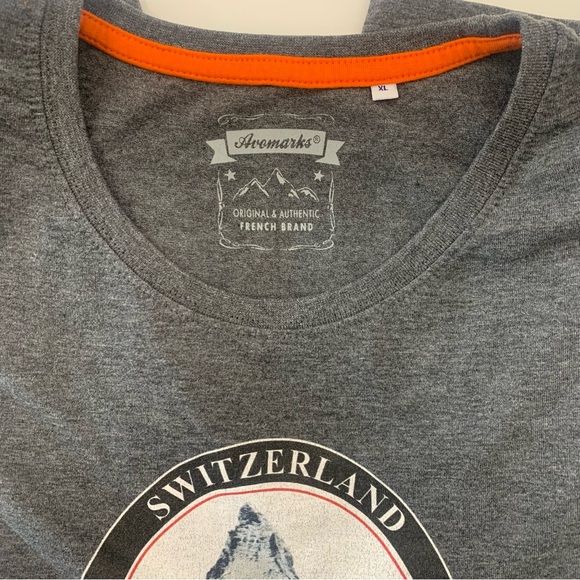 Zermatt Mountain Switzerland Emblem T-Shirts. Size: (XL) - Picture 6 of 9